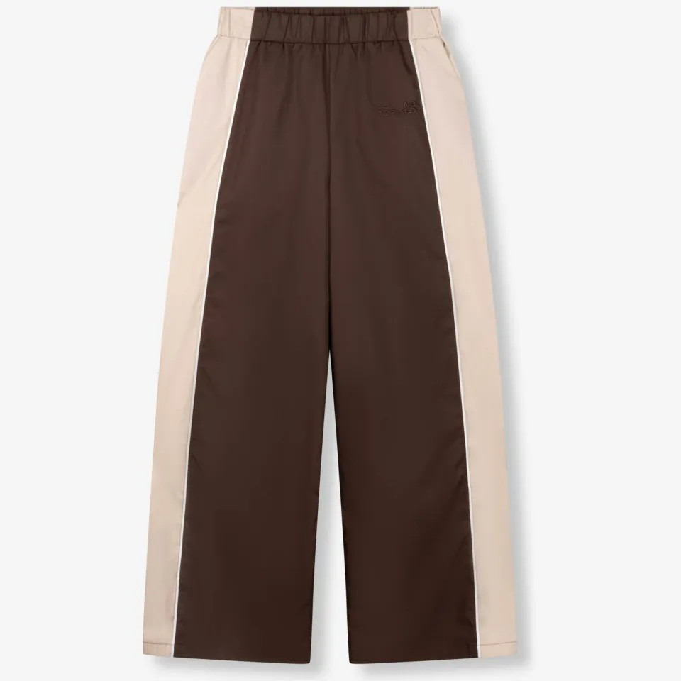 Refined Department wide leg broek - donkerbruin, foto 2