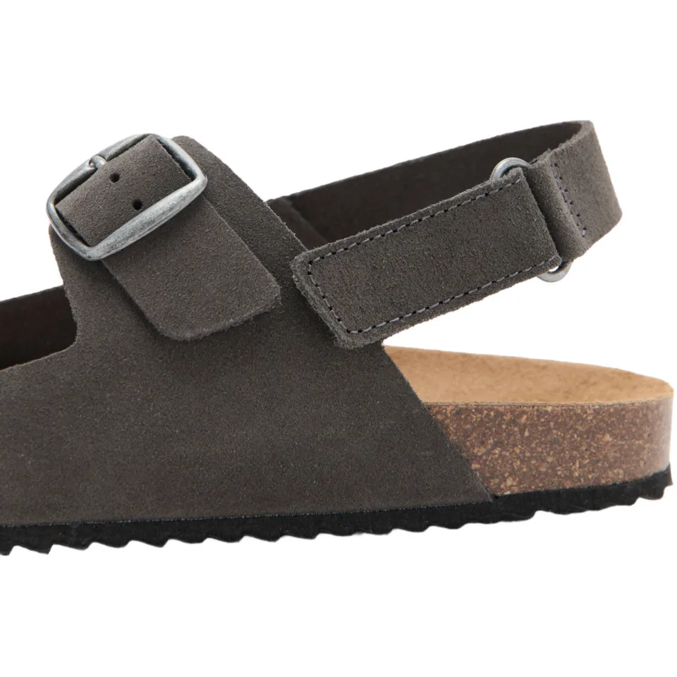 Mango Kids leren sandalen grijs, foto 6