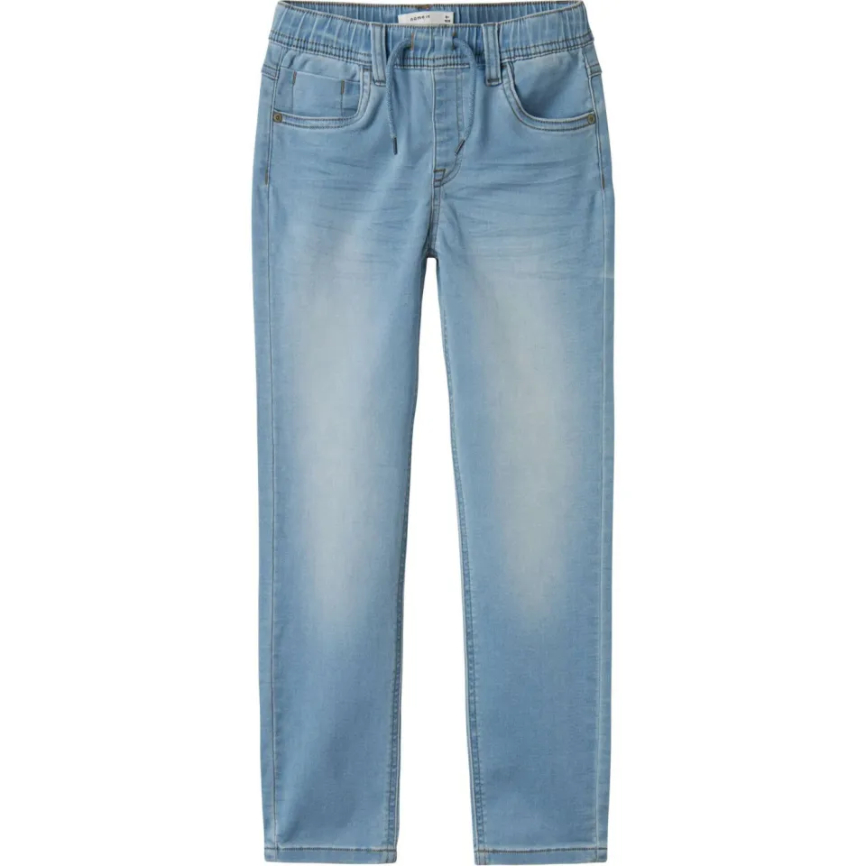 NAME IT KIDS slim fit regular waist jeans light blue denim, foto 2