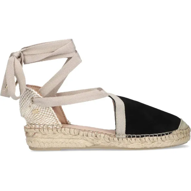 Fred de la Bretoniere Espadrilles Romi Luz Zwart