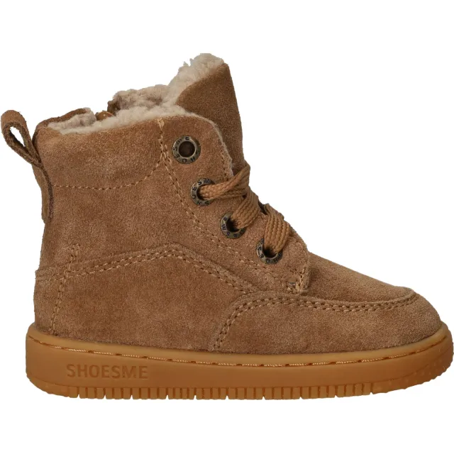Shoesme suède veterboots cognac, foto 2