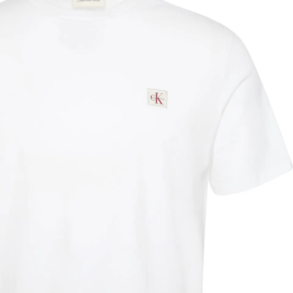Calvin Klein JEANS regular T-shirt wit, foto 6