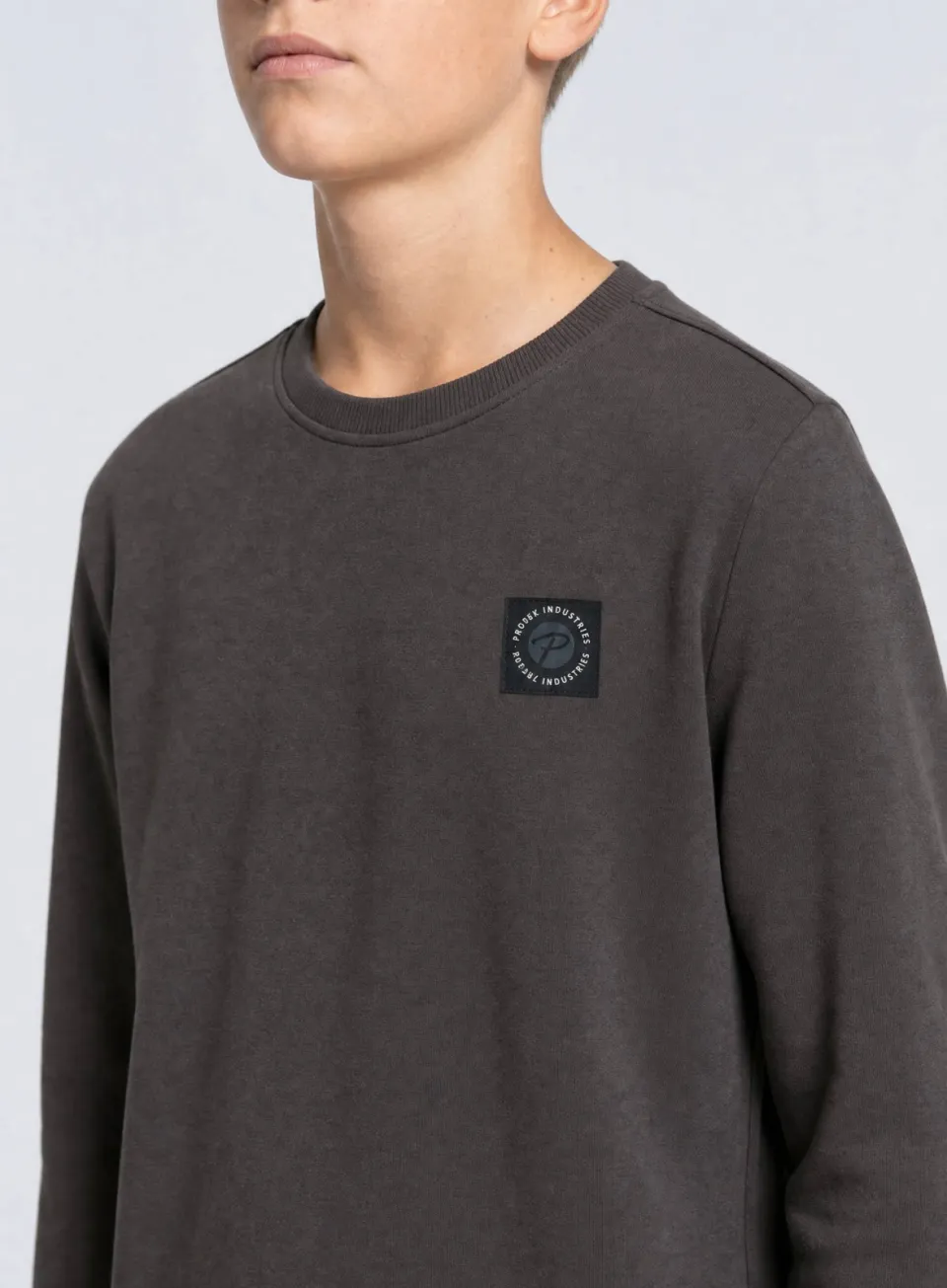 Petrol Industries katoenen sweater met logo - antraciet, foto 3