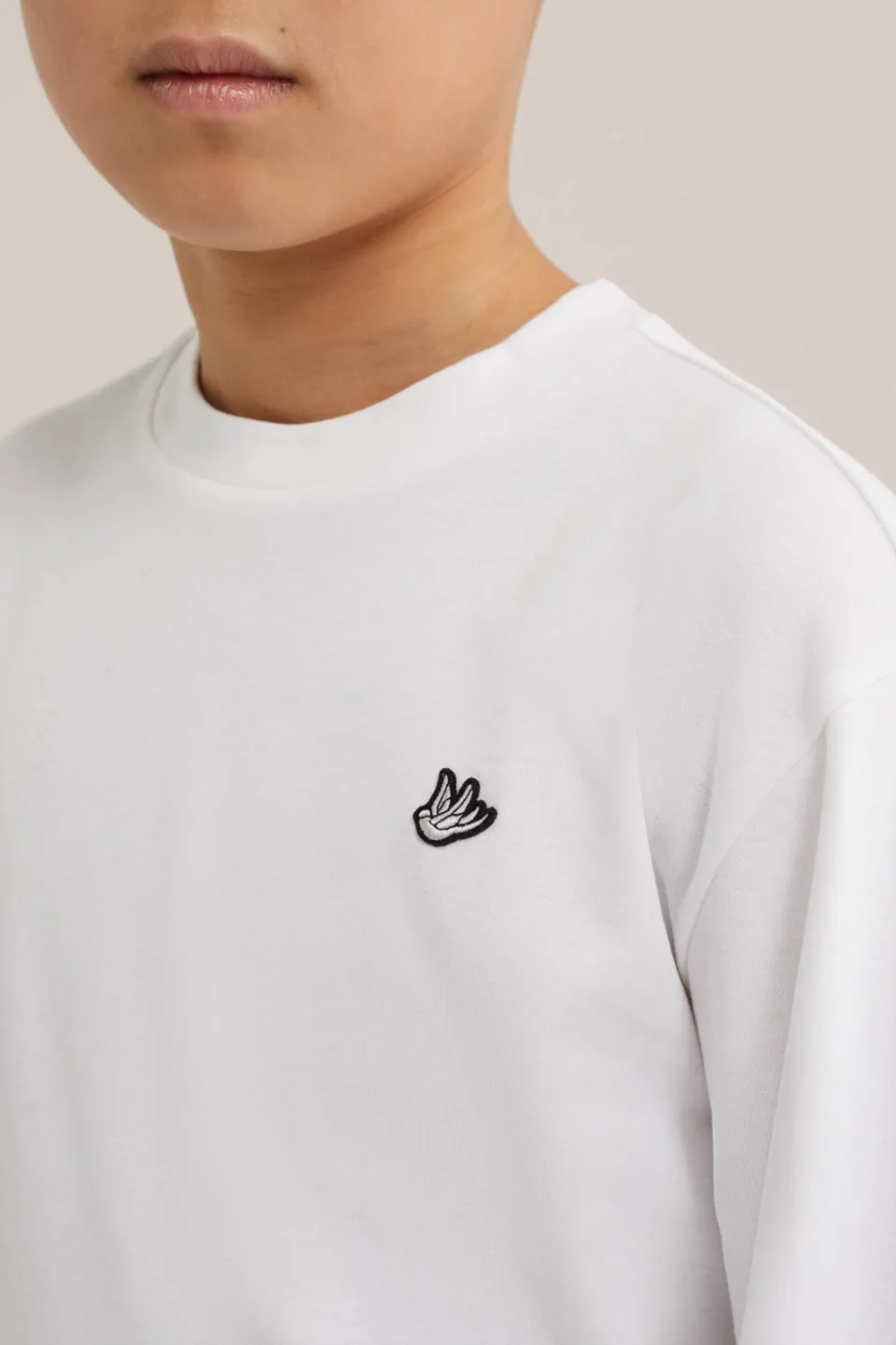 WE Fashion longsleeve wit, foto 4