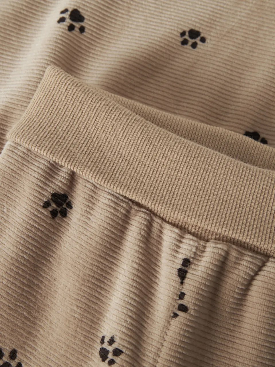 NAME IT BABY katoenen babybroek zand, foto 3