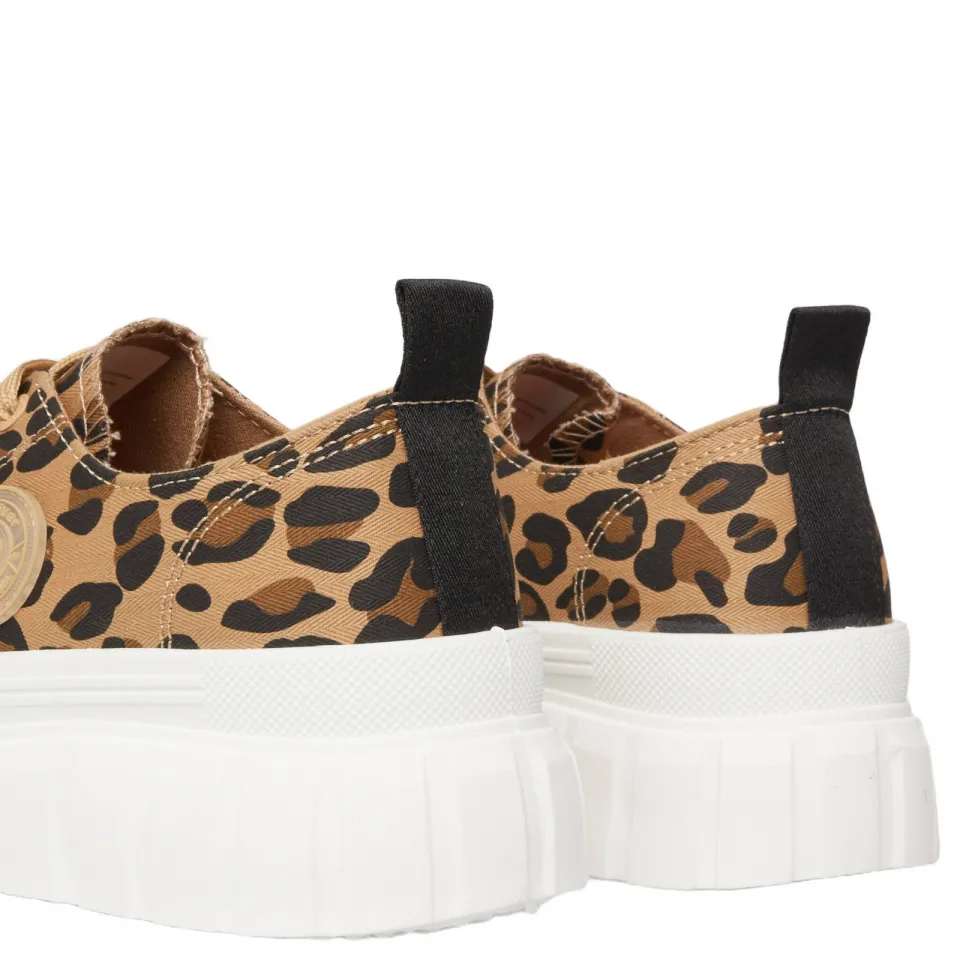 S.Oliver Women Shoes sneakers met panterprint beige/zwart, foto 5