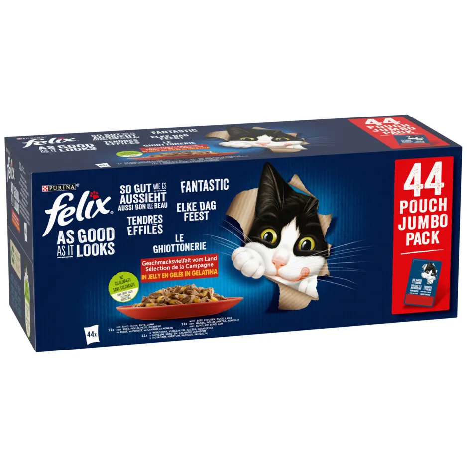 Felix Elke Dag Feest Countryside Selectie in gelei natvoer kat