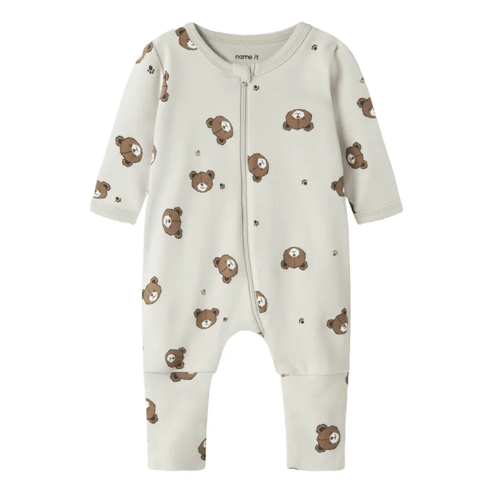 NAME IT BABY pyjama ecru set van 2, foto 4