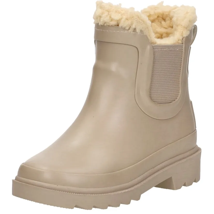 Keq Chelsea Rainboots Fur regenlaarzen beige, foto 4