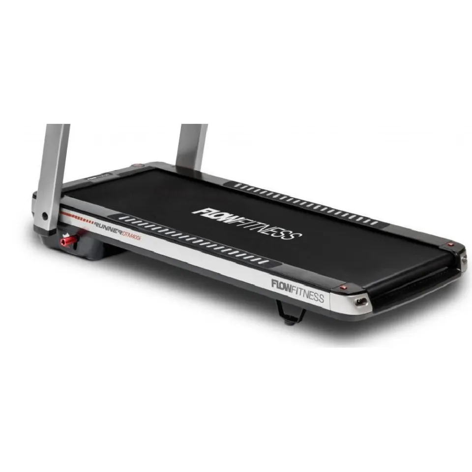 Flow Fitness Runner DTM400i Loopband - 99% Voorgemonteerd grijs, foto 6