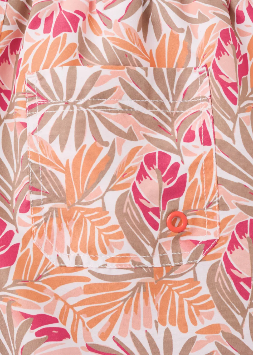 Mango Kids zwemshort oranje/roze/grijs, foto 5