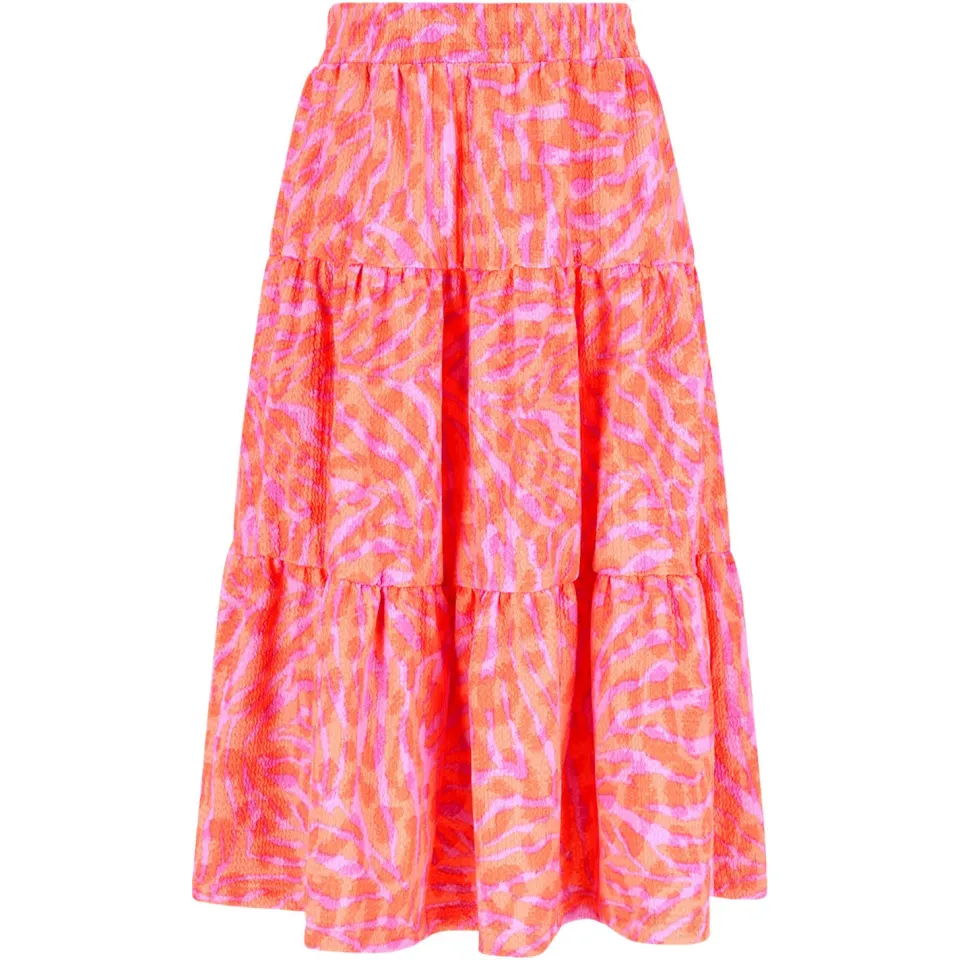B.Nosy maxi rok met panterprint roze, foto 2