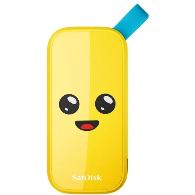 Sandisk SSD Portable 1TB Fortnite -Peely Edition 800MB/s USB3.2 Externe SSD Geel