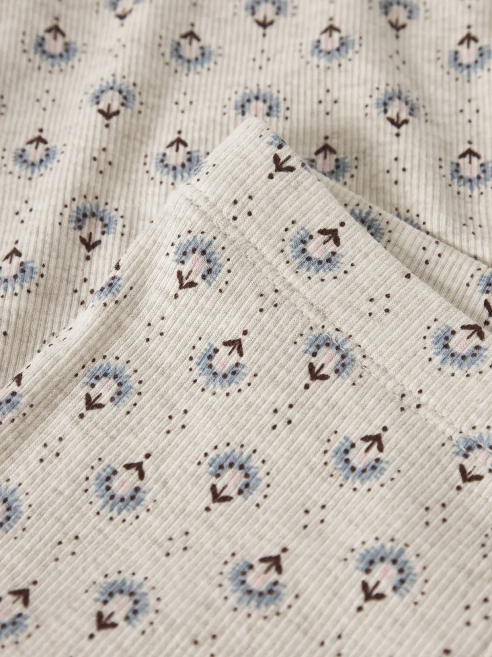 NAME IT MINI gebloemde legging beige, foto 3