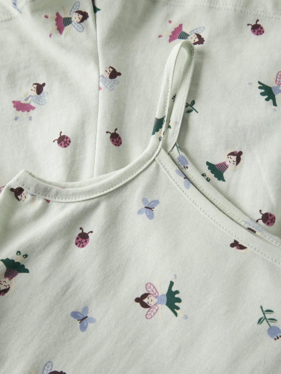 NAME IT MINI playsuit mintgroen Meisjes Katoen Ronde hals All over print, foto 3