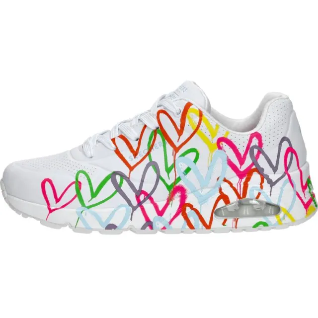 Skechers Uno Highlight Love sneakers wit, foto 2