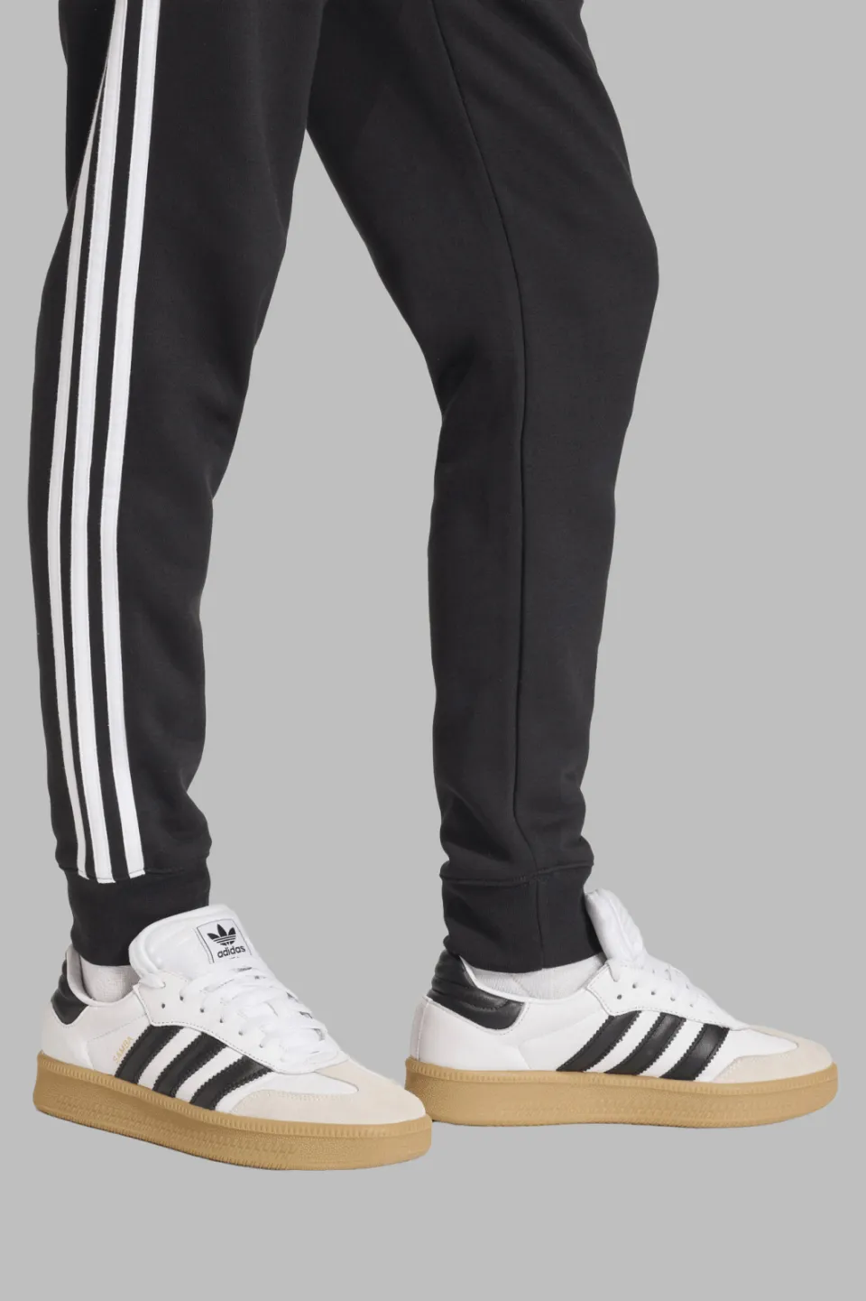 Adidas Originals regular fit gestreepte joggingbroek - zwart/wit, foto 5