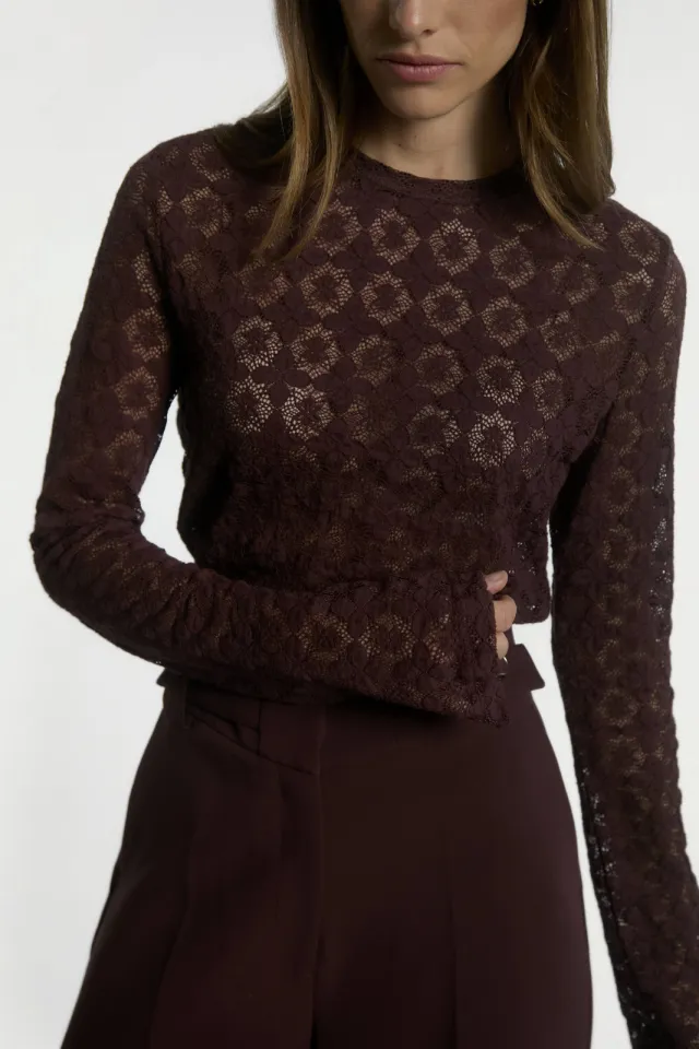 Aaiko Mason Co 155 top bordeaux, foto 5