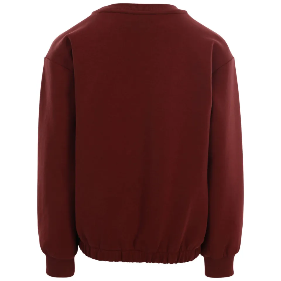 LOOXS little rechtvallende sweater met tekstprint - bruin, foto 2