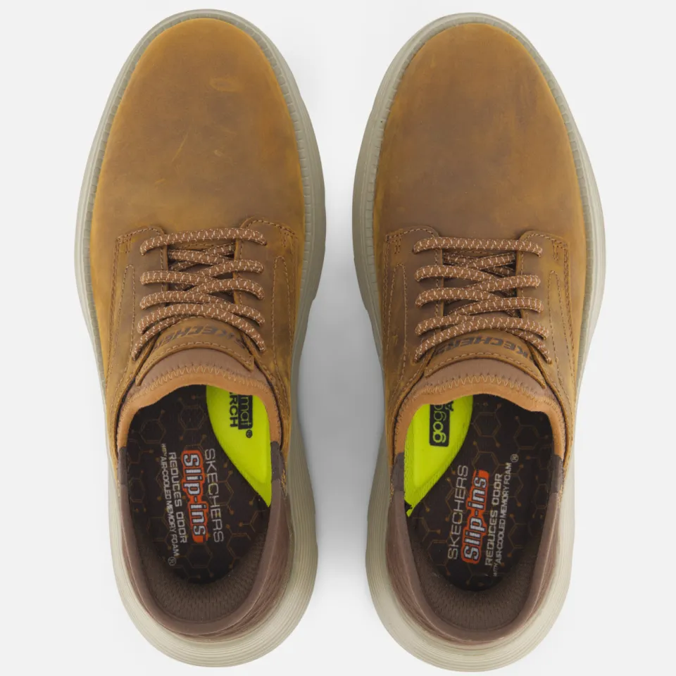 Skechers Garza-Gervin instappers donkerbruin, foto 6