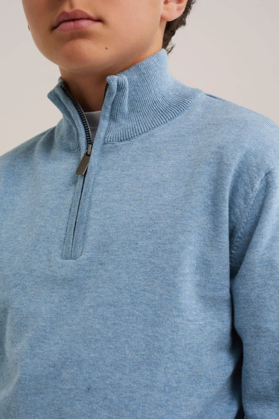 WE Fashion katoenen pullover - blauw, foto 5