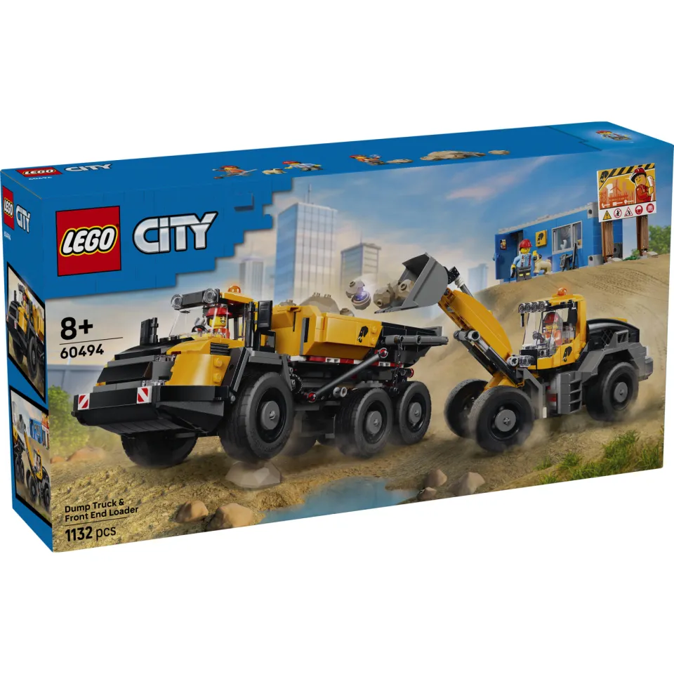 Lego City Kiepwagen en voorlader 60494, foto 3