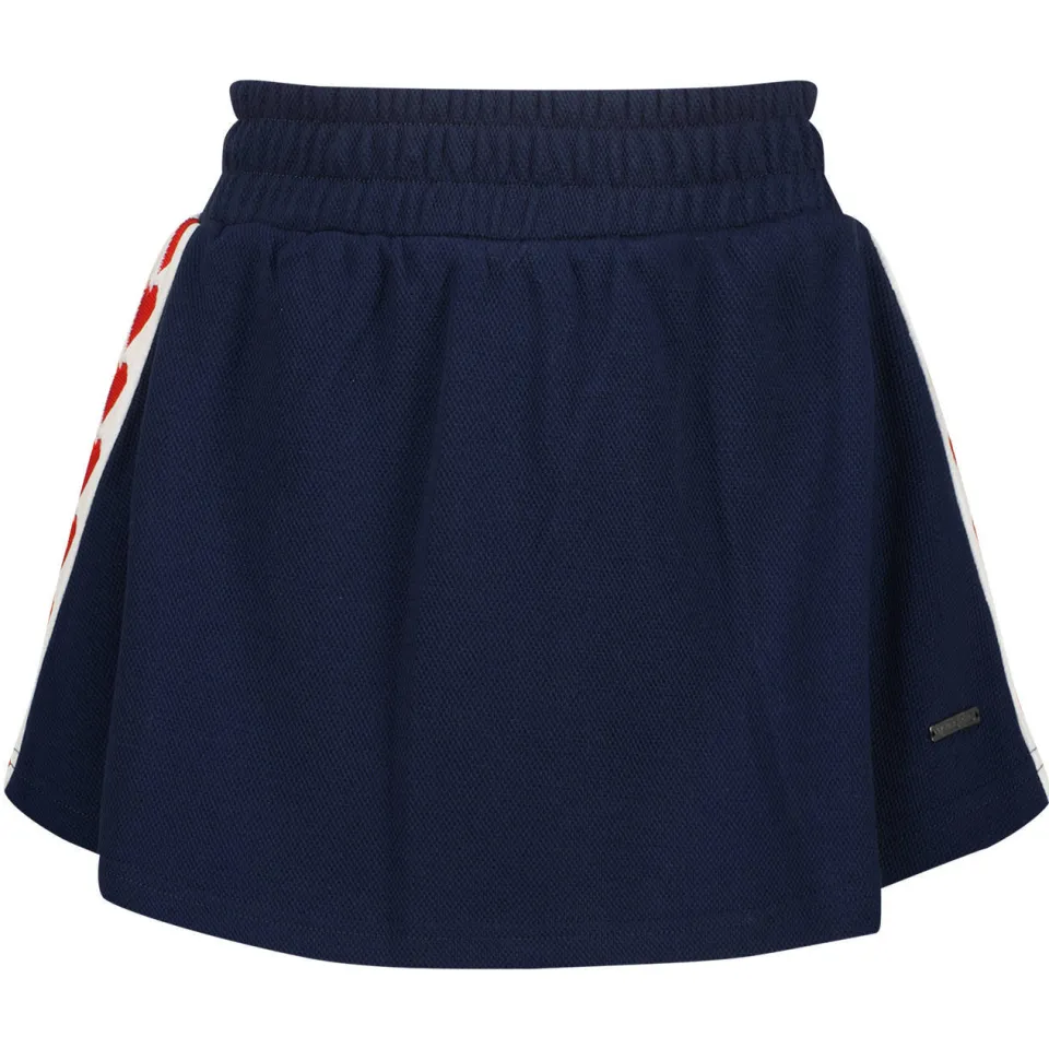 Vingino Qarlina A-lijnrok donkerblauw donkerblauw/wit/rood, foto 2