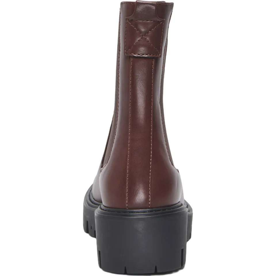 Only ONLBETTY chunky imitatieleren chelsea boots - bruin, foto 2