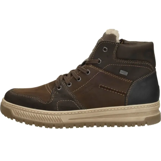 Rieker hoge veterschoenen donkerbruin