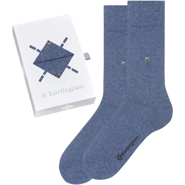 Burlington Gift Box sokken 2-pack blauw