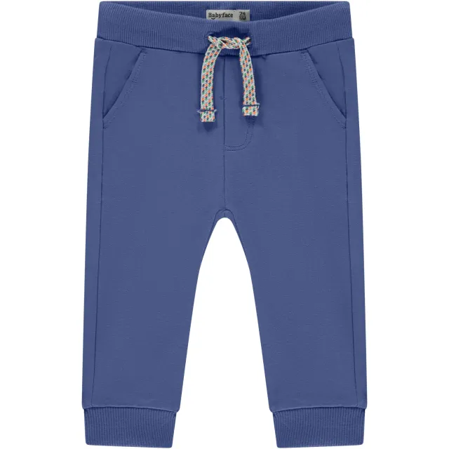 Babyface babybroek blauw effen