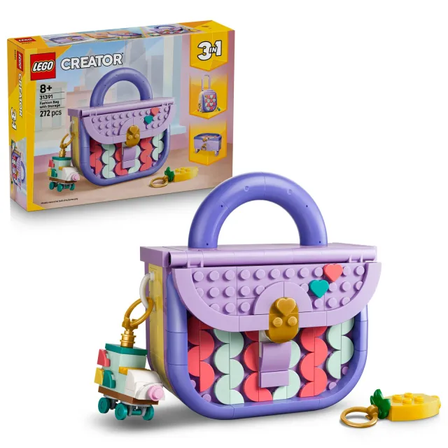 Lego Creator Stijlvolle tas met opbergruimte 31391
