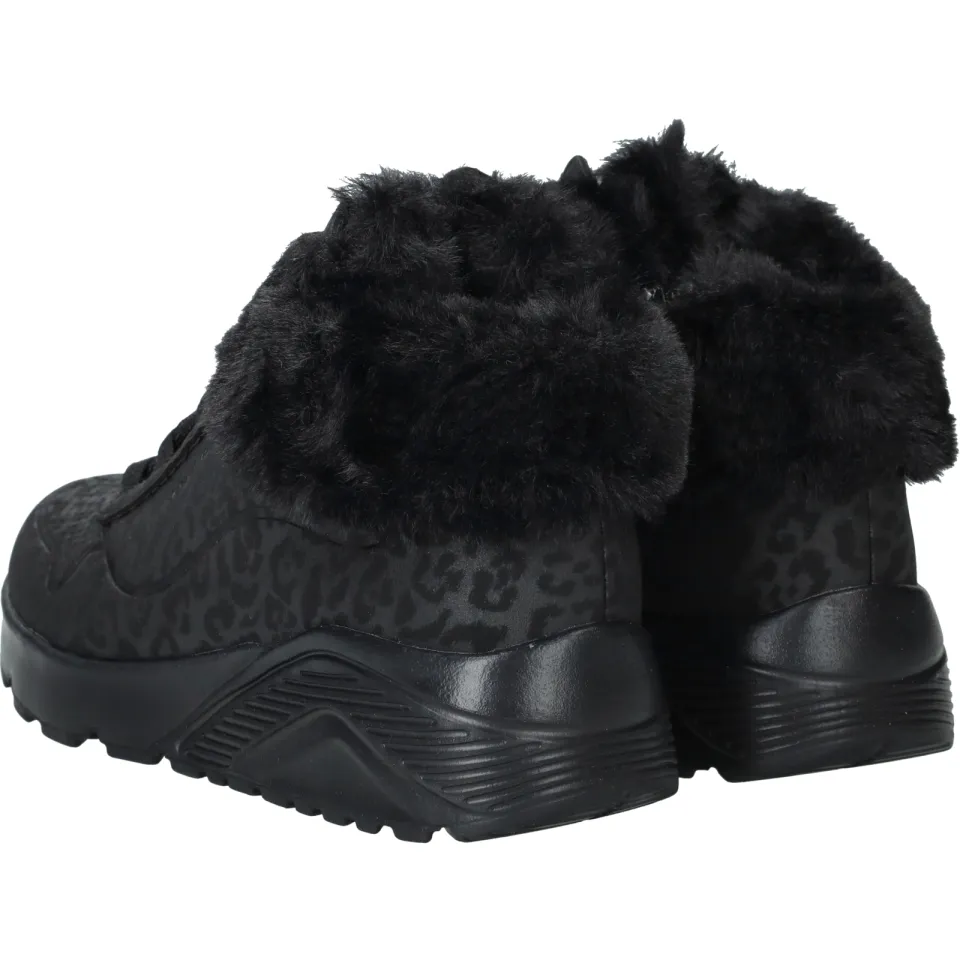 Skechers Uno Lite hoge sneaker zwart, foto 4