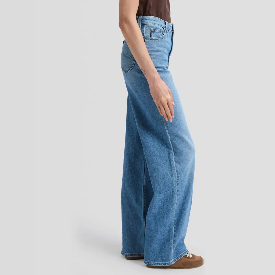 Lee wide leg jeans - mediumblauw, foto 5