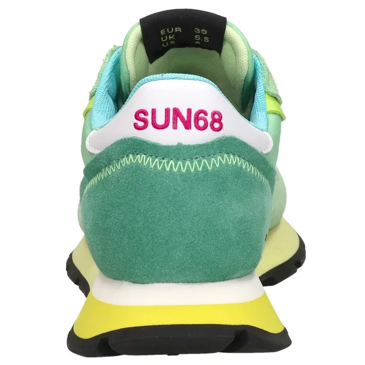 Sun68 Ally Color Explosion lage sneakers mintgroen, foto 5