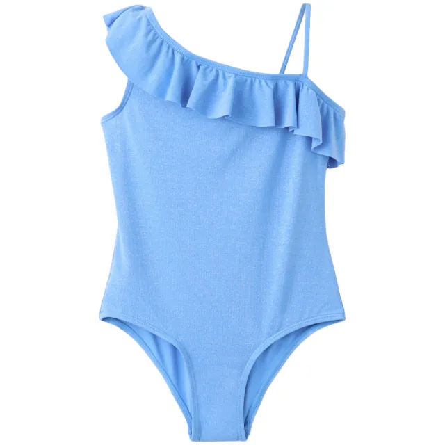 Mango Kids one shoulder badpak blauw, foto 2