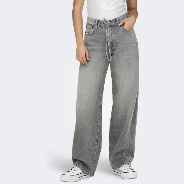 Only wide leg jeans ONLGIANNA grijs
