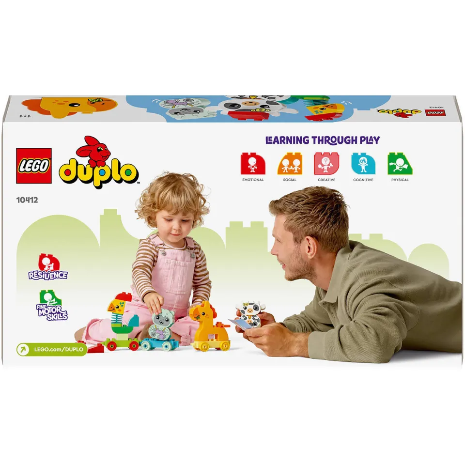 Lego DUPLO Mijn eerste dierentrein Educatief Peuterspeelgoed op Wielen 10412, foto 4