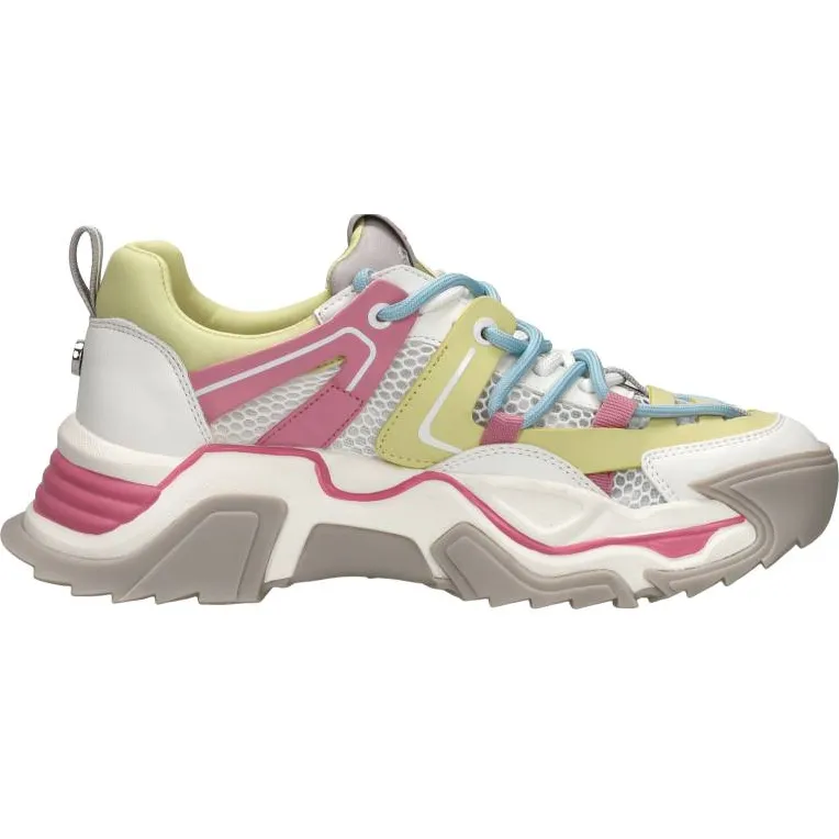 Steve Madden Kingdom-E lage sneakers wit