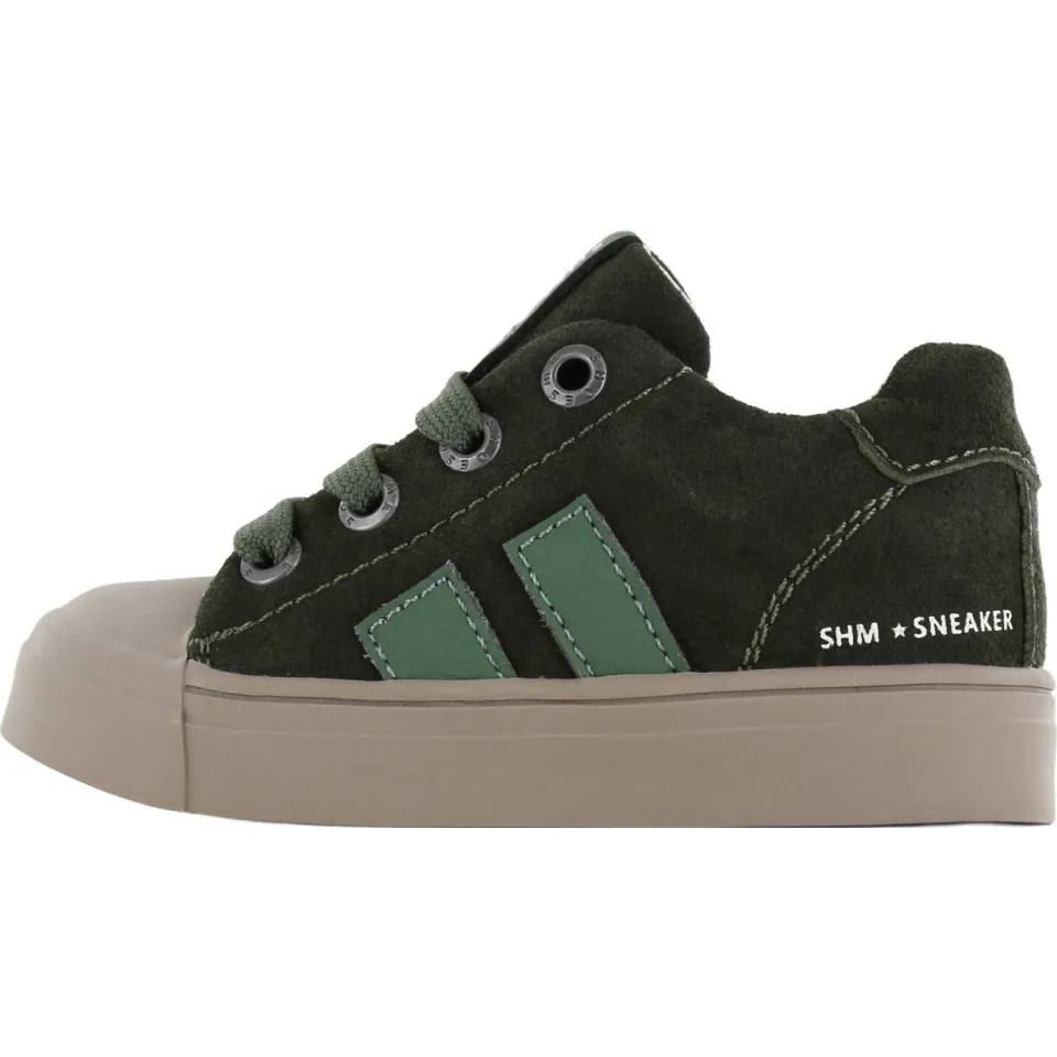 Shoesme suède sneakers - donkergroen, foto 4