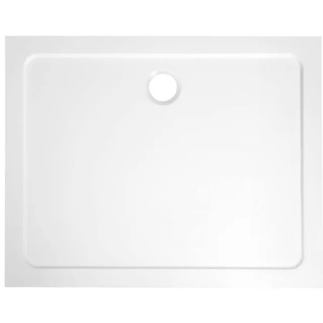 Sapho Aqualine douchebak rechthoek wit