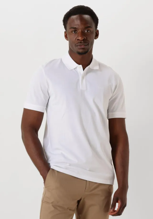 Boss Black Heren Polo's & T-shirts Pallas - Wit