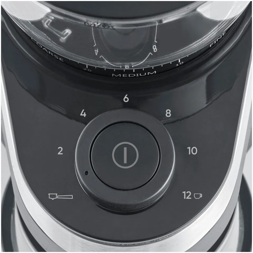 Severin KM 3880 koffiemolen zwart-zilver, foto 3