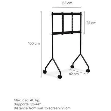 Pedestal tv standaard Moon Light charcoal, foto 4