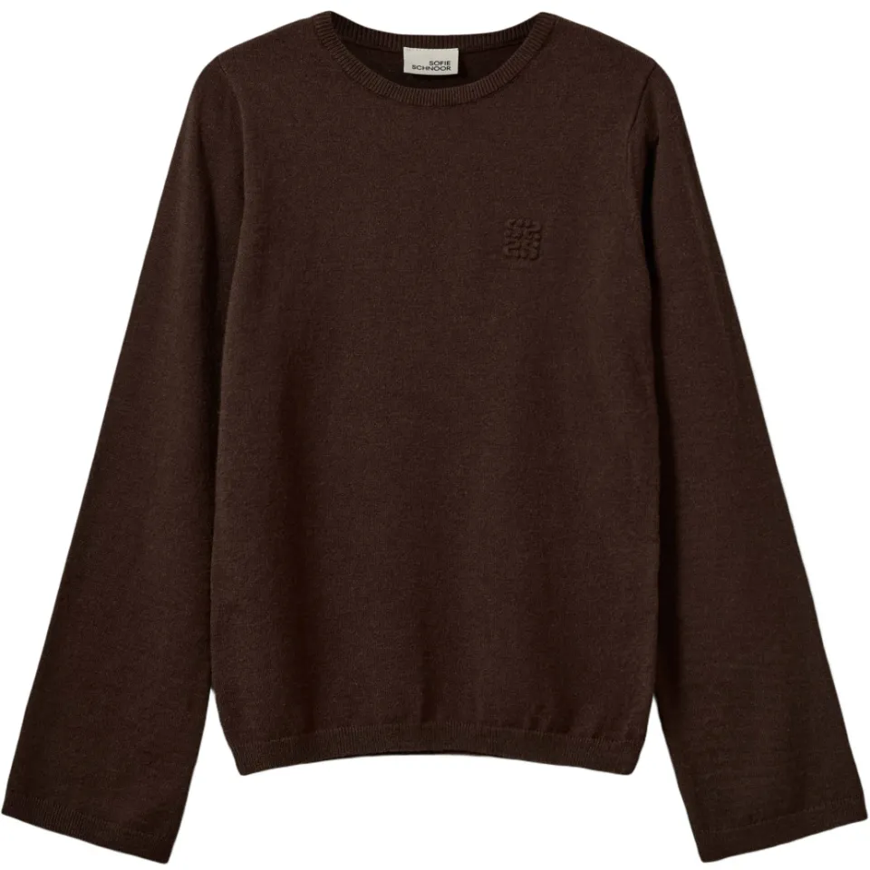 Sofie Schnoor longsleeve donkerbruin, foto 2
