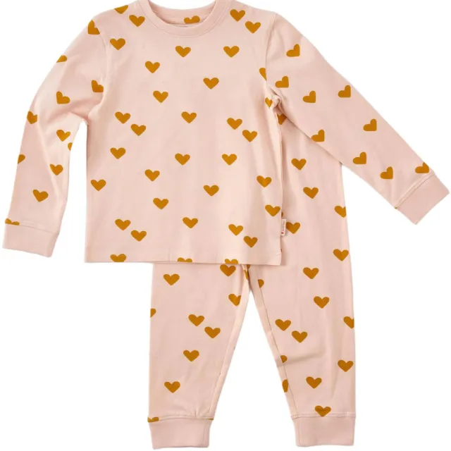 Little Label pyjama met hartjes roze/goud, foto 2