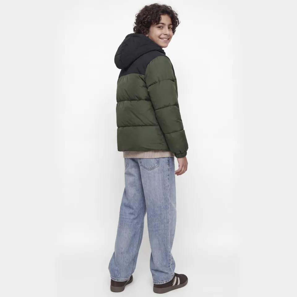 Jack & Jones pufferjas groen zwart, foto 5