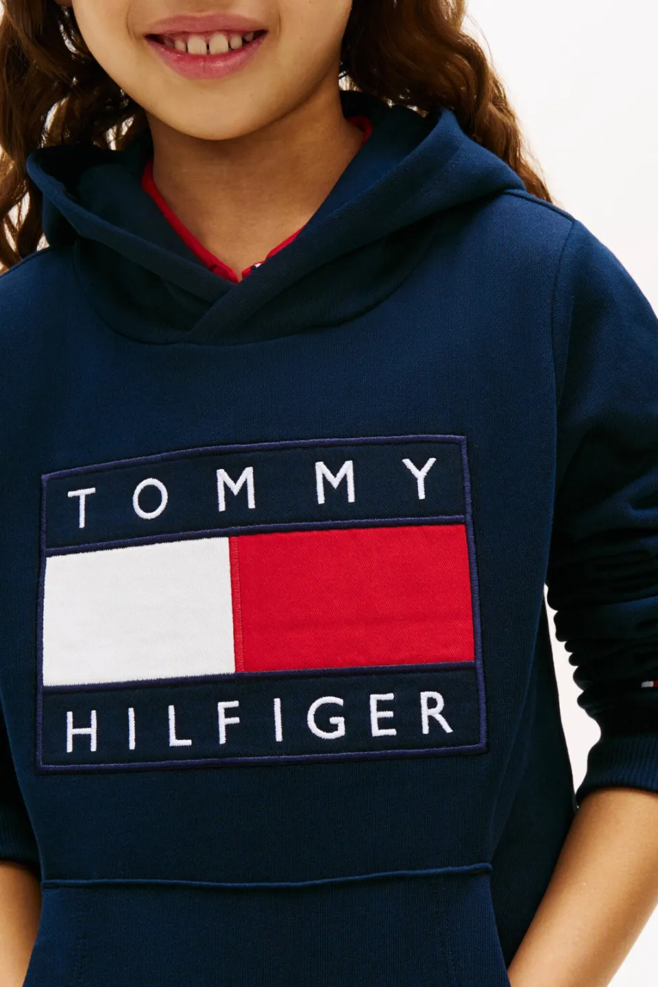 Tommy Hilfiger hoodie donkerblauw, foto 6