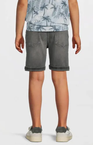 Anytime jeansshort grey denim, foto 5