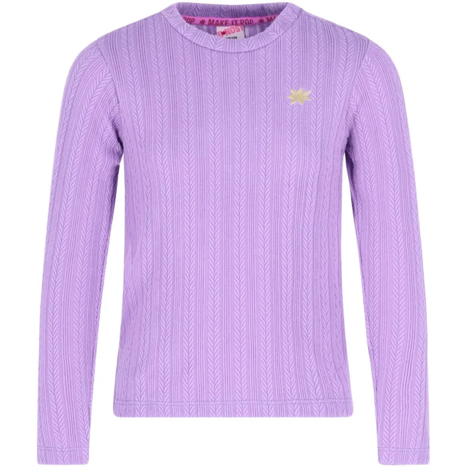 B.Nosy Talli aansluitende longsleeve paars, foto 3